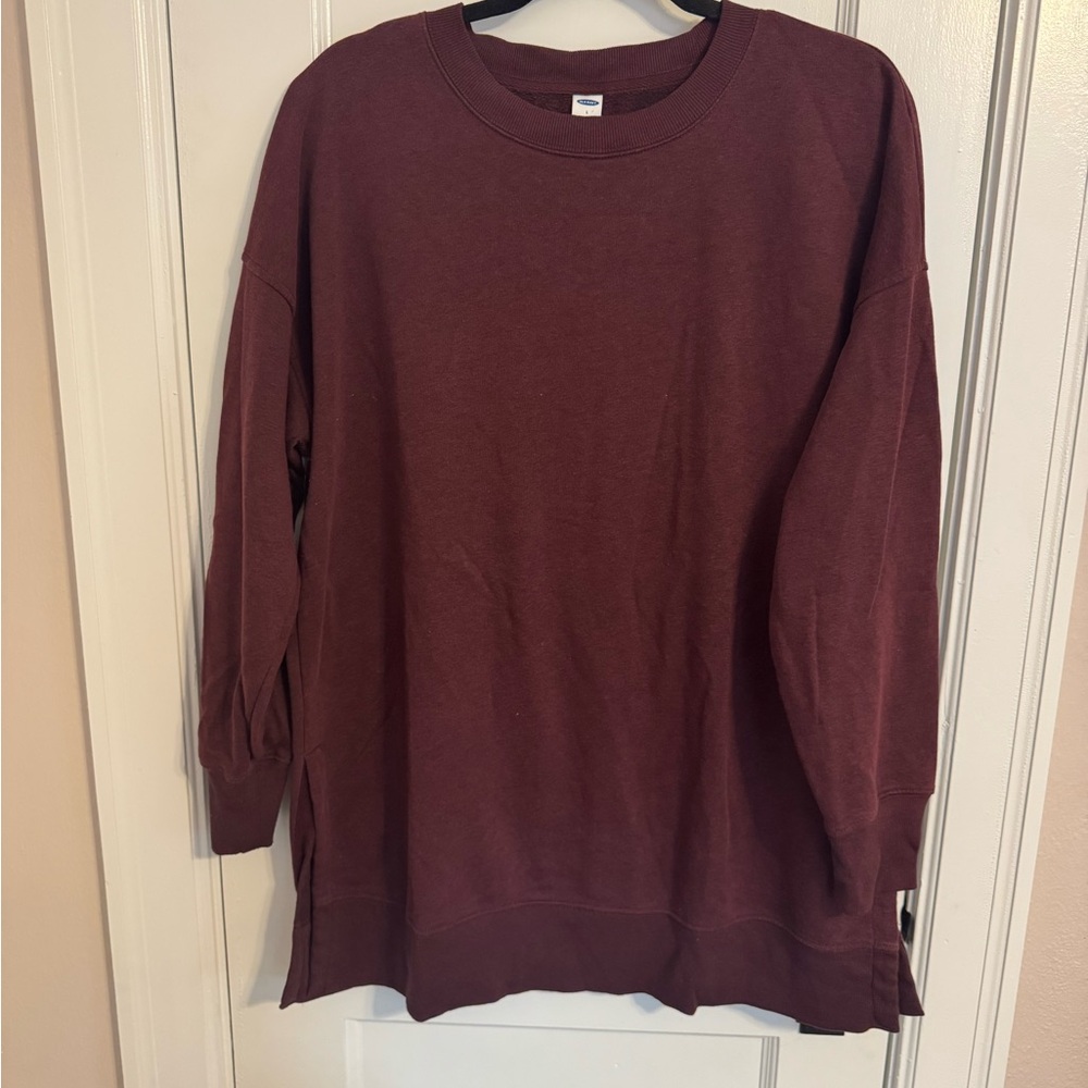 Old Navy Burgundy Tunic Top